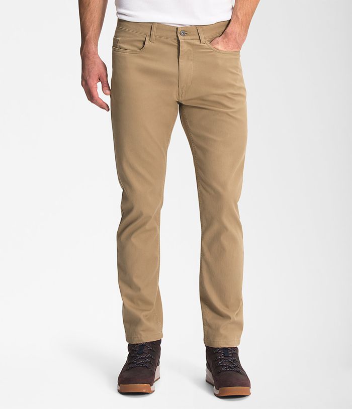 The North Face Spodnie Męska Khaki 5-Pocket Bedford Corduroy - SUNC90562